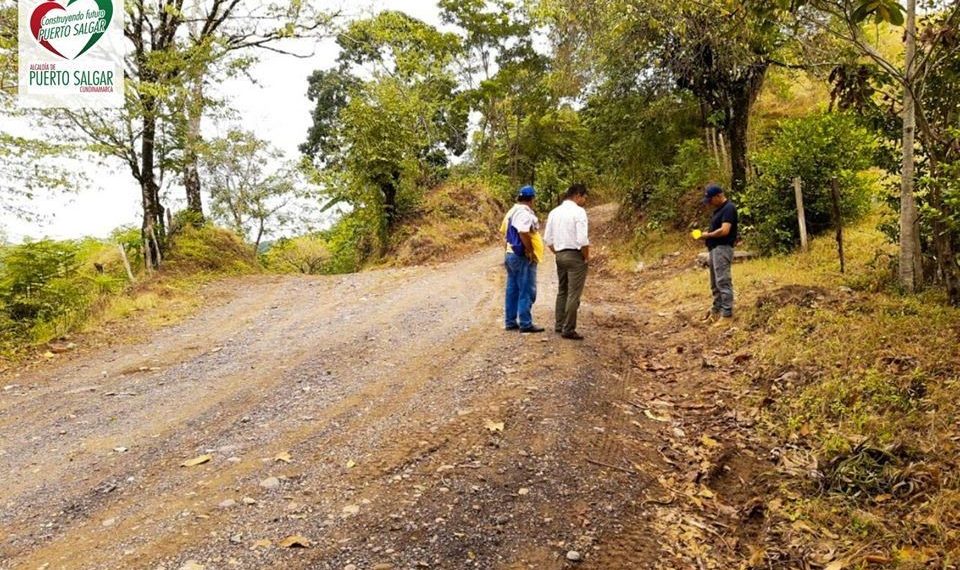 Placa huella vereda Salamina, en el municipio de Maldonado, Cundinamarca.