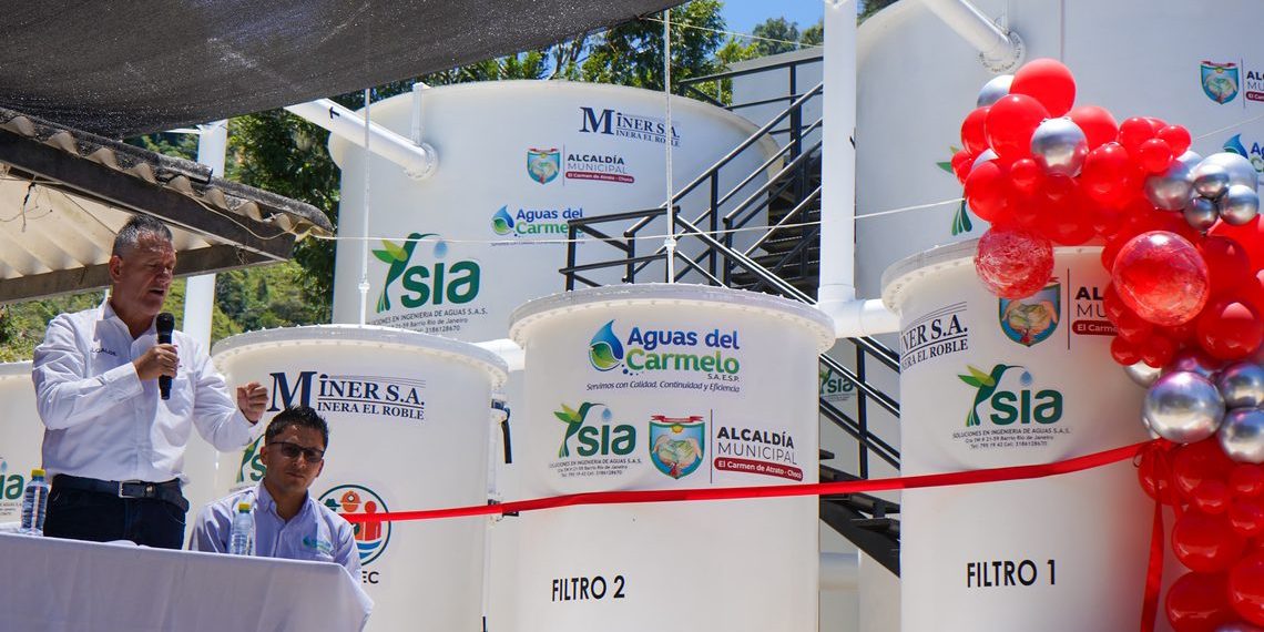 ¡Histórico! El Carmen de Atrato se consolida con el mejor acueducto del Chocó: ya se puede tomar agua de la llave